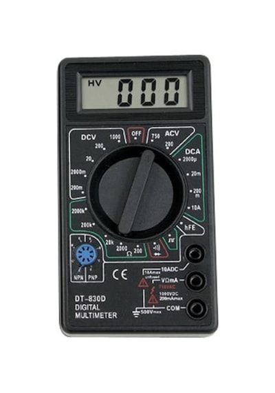 Dt-830d Dijital Ölçü Aleti Multimetre Siyah