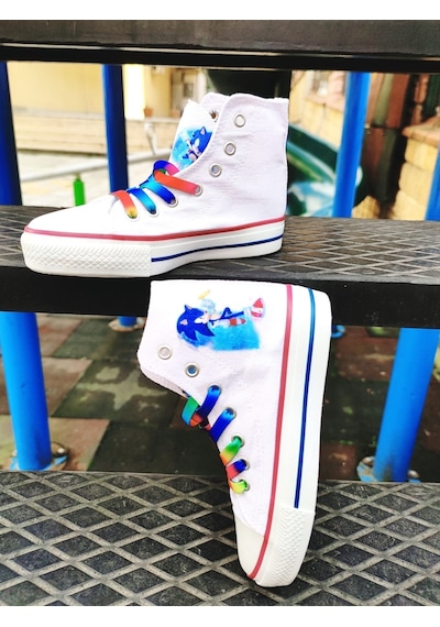 Sonic Karakterli Çocuk Spor Ayakkabı Convers Modeli Spor Ayakkabı (528277033)