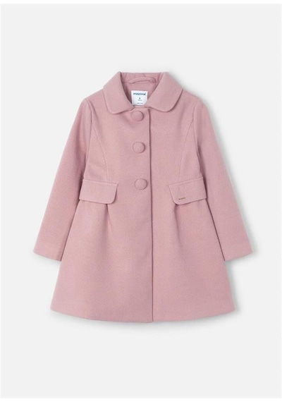 Mayoral Kız Çocuk Kaşe Kaban 4484 Pembe