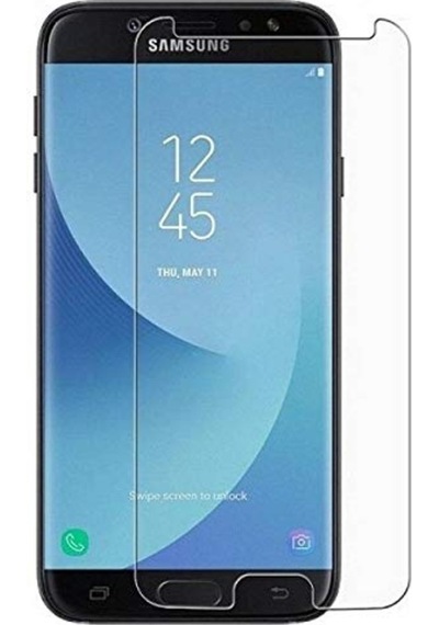 Samsung Galaxy Uyumlu J7 Pro Nano Kırılmaz Cam Ekran Koruyucu Şeffaf