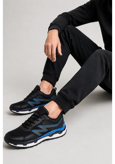 Ht Hotin Helix Erkek Spor Ayakkabı Jel & Köpük Tabanlı Ultra Konfor Günlük Sneaker Siyah-mavi Siyah - Mavi Ht Hotin Helix Erkek Spor Ayakkabı Jel & Köpük Tabanlı Ultra Konfor Günlük Sneaker Siyah-mavi Siyah - Mavi