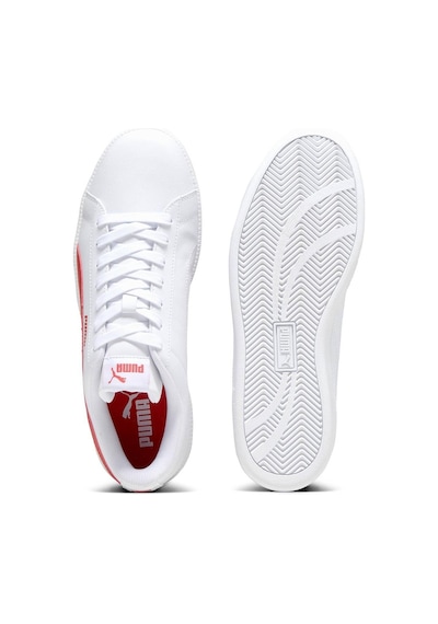 Puma Up Unisex Spor Ayakkabı Beyaz Kırmızı Beyaz Kırmızı