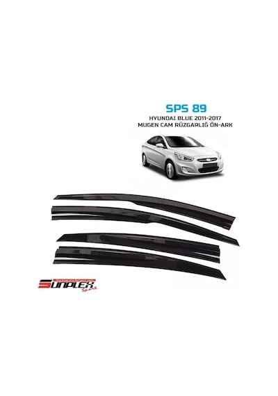 Cam Rüzgarlığı Sunplex Hyundaı Blue 2011-2017 Arası 4lü Sps89