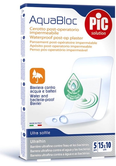 Pic Solution Aquabloc Steril Film Pedli Yara Örtüsü 15 x 10 CM 5'li