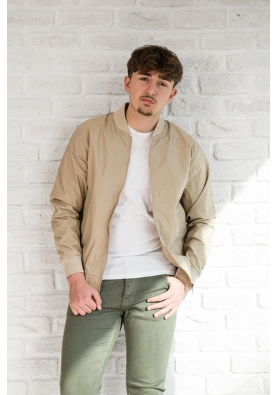 Fbı Jeans Slim Ft Gofre Kumaş Kolej Yaka Astarlı Baharlık Mont 001