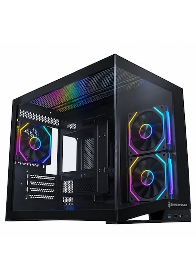 Game İn Game Snake Siyah 3x12cm İnfinty Argb Fanlı Gaming M.atx Kasa