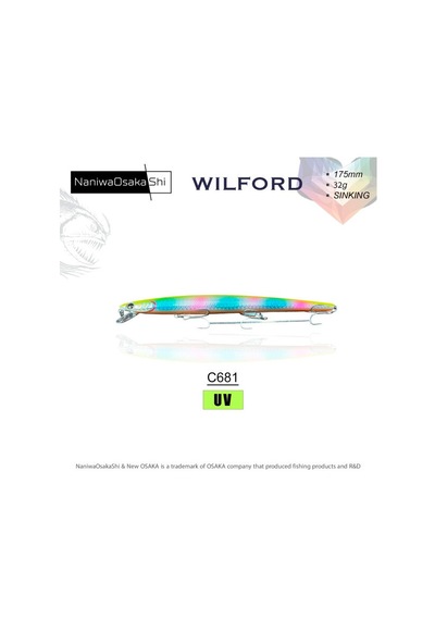 Nanıwaosakashı Wılford 175mm 32g Sınkıng C681