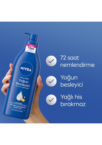Nıvea Besleyici Vücut Sütü 400ml X 2 Adet