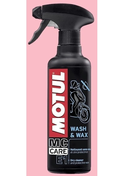 Motul E1 Wash Wax Susuz Temizleme Yıkama Ve Cila 400 Ml