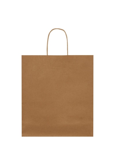 Packanya 25 x 12 x 31 - 200 Adet Burgu Saplı Kraft Çanta