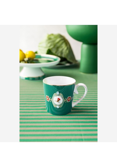 Yeşil Porselen Kupa 250 Ml