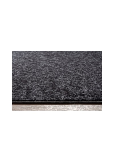 Plato Halı Parantez Saltanat Lüks Oturma Odası, Salon, Antre, Yıkanabilir Polyester Kaymaz Taban Antrasit Halı
