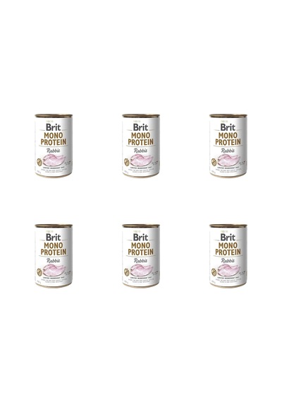 Tr Care Mono Protein Tavşanlı Köpek Konservesi 400 Gr 6'li Paket
