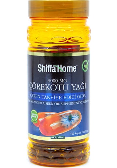Aksu Vital Çörekotu Yağı Çörek Otu 1000 MG x 100 Kapsül