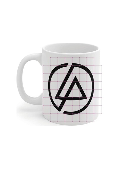 Linkin Park Logo Baskılı Kupa Bardak Beyaz