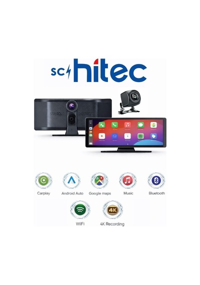 Schitec 4k Ultra Araç İçi Akıllı Ekran Ön Ve Arka Kameralı, Kablosuz Carplay Ve Android Auto Destekli 10.26 Yk3507 Sku: Smgstk781792e09a