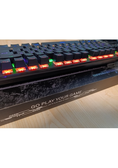Jedel-gaming Kl-138 Blue Switch Mekanik Rgb Efekli Işıklı Oyuncu Klavye Q Tr Diğer