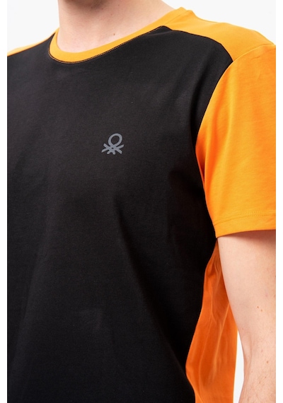 Benetton Bnt-m20452-23y Erkek T-shirt Bnt-m20452-r1534 Siyah