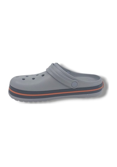 Zerhan Cflex 145 Unisex Gri Turuncu Siyah Sabo Terlik Sandalet Gri