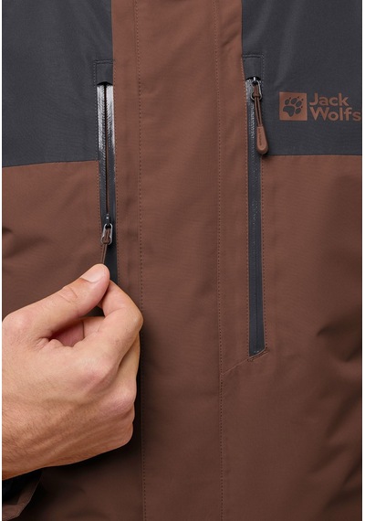 Jack Wolfskin Jasper 3ın1 Erkek Outdor Mont Kahve. Kahve