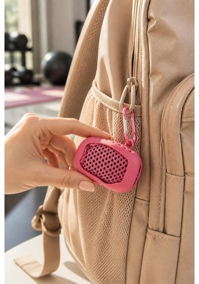 Sporcu Havlusu 60 X 27 Cm, Anahtarlıklı Taşıma Kutulu Kompakt Fitness Ve Seyahat Havlusu, Asorti Renk Diğer