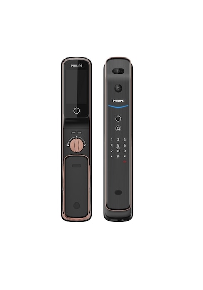 Philips Dijital Akıllı Kilit Ddl709-fvp-7hw, Yüz Tanıma, Parmak İzi, Şifre, Kart, Kamera, Wifi Bağlantı, İç Panel Ekran