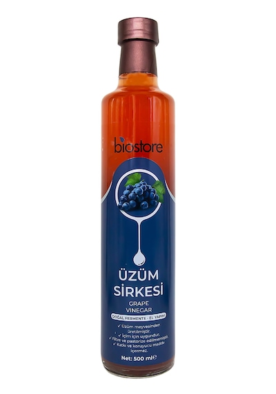 Biostore Doğal Üzüm Sirkesi 500 Ml