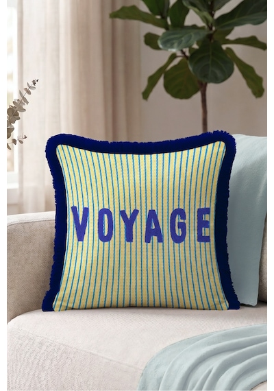 Voyage Çizgili Denizci Saçaklı Yastık Kılıfı - Marin Nautica Mavi Lacivert Püsküllü Kırlent Kılıfı Kayıp Yörünge Ritüel Voyage Çizgili Denizci Saçaklı Yastık Kılıfı - Marin Nautica Mavi Lacivert Püsküllü Kırlent Kılıfı Kayıp Yörünge Ritüel