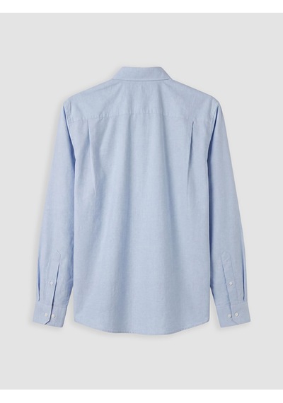 Lcwaıkıkı Classic Mavi Regular Fit Oxford Erkek Gömlek