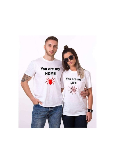 Tshirthane You Are My Home Sevgili Kombinleri Tshirt Kombini Beyaz