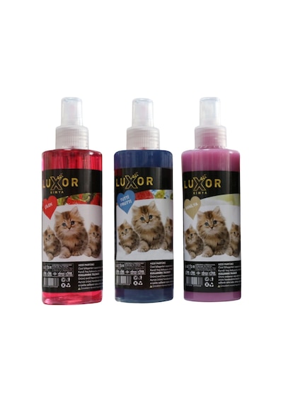 Luxor Kimya Kedi Parfümü Çilek - Tutti - Vanilya Aromalı 200 Ml