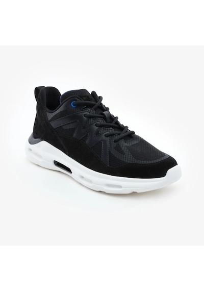 Greyder 18400 Siyah Hakiki Deri Erkek Sneaker Spor Ayakkabı Siyah