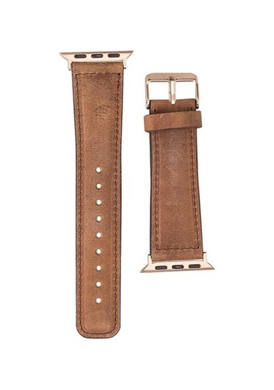 Bouletta Apple Watch Uyumlu Deri Kordon 42-44-45Mm G19 Taba