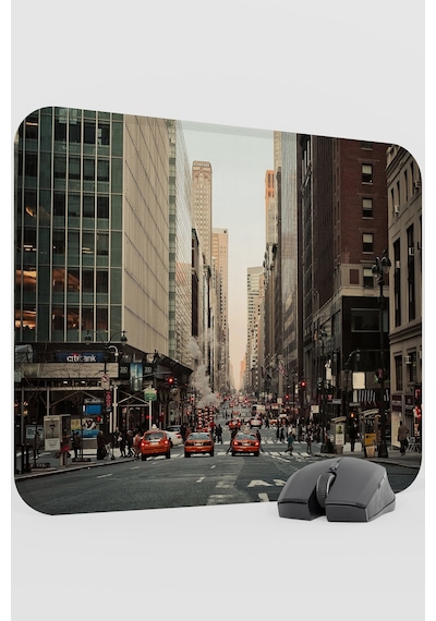 New York Sokakları Amerika 2 V3 48x40 Xl Gaming Kauçuk Kaymaz Taban Mouse Pad Fare Altlığı