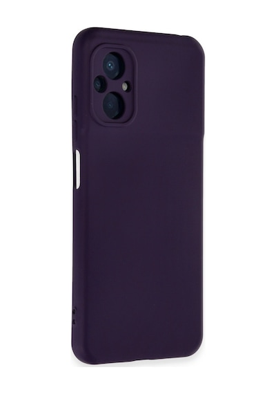 Xiaomi Poco M5 Uyumlu Kılıf Nano İçi Kadife Silikon - Mor