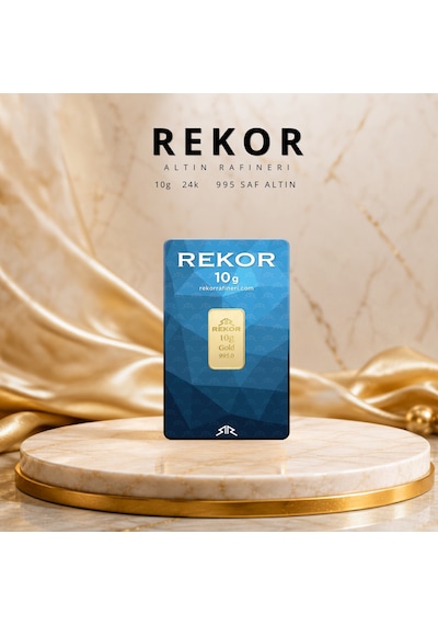 2 Adet 10 Gr 24 Ayar Altın 995 Rekor