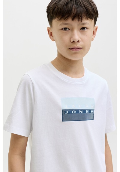 Jack & Jones Junior Jack&jones Junıor Erkek Çocuk Tişört 12293162 BEYAZ