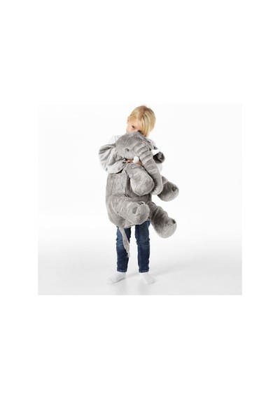 Yumuşak Peluş Fil Oyuncak Ikea Gri Fil 60 Cm Gri Fil Çocuk Oyunca