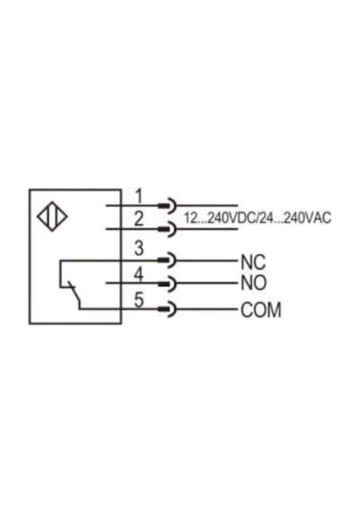 Omron E3jk-rr12 ,kübik/10mt 24v..220vac/dc Kontak-1a1k 4-kablo Reflektör Fotosel