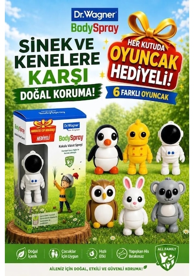 Dr. Wagner Body Spray Vücut Spreyi 100 Ml + Oyuncak