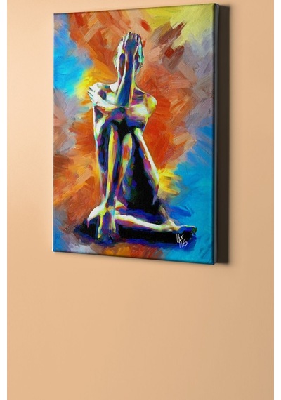 Webstyle Sayılarla Boyama Seti Kasnaklı Egzotik Kadın 60 X 75 Cm