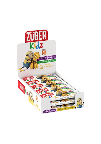 Züber Kidz Glutensiz Muzlu Kakaolu Meyve Tatlısı 16 x 30 G