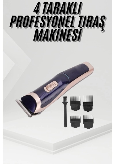 Mey İthalat Tıraş Makinesi 4 Başlıklı Paslanmaz Çelik Bıçaklı Tüm Saç Tiplerine Uygun
