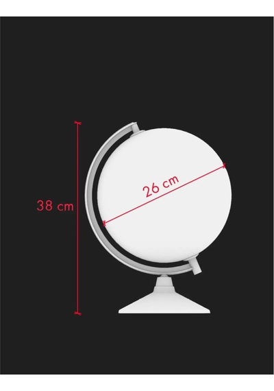 Gürbüz 26 Cm Işıklı Fiziki Küre Fiz+siy 41261 Yeni Tek Ebat