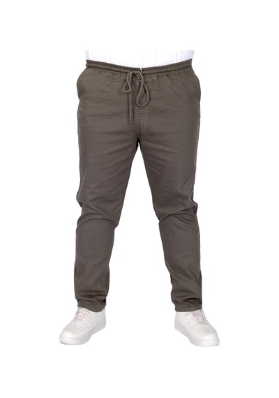 Mode Xl Büyük Beden Erkek Pantolon Gabardin Düz Paça Jogger Everest 21929 Haki Haki