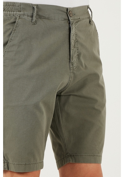 Buratti Pamuklu Slim Tapered Bermuda Erkek Şort 4503S67Smilano Açık Haki