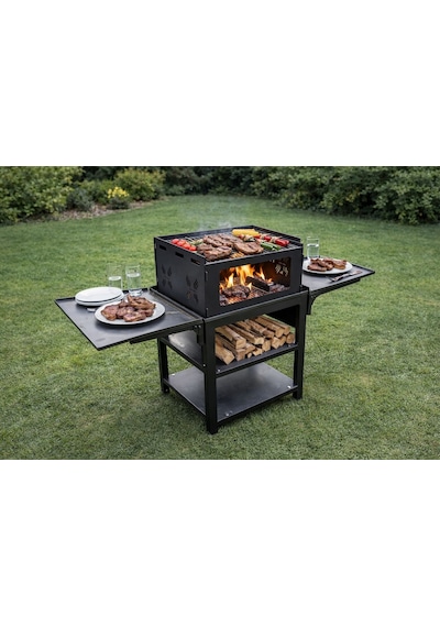 Tezgâhlı Fırınlı Barbekü Siyah