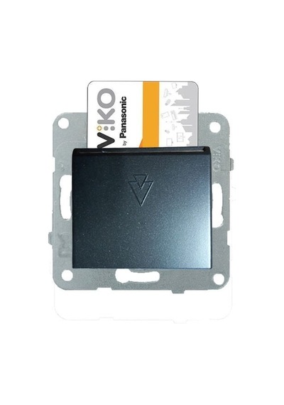 Viko Artline Novella Siyah Enerji Saver Mekanik Anahtarlı 230 Volt Çerçevesiz 92605525