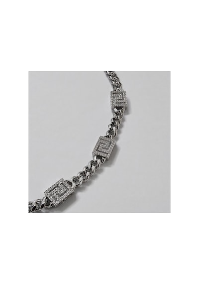 Xuping Vıp Kaliteli Antialerjik Üç Labirent Motifli Gurmet Zincirli Zirkon Taşlı Silver Bileklik Silver Xuping Vıp Kaliteli Antialerjik Üç Labirent Motifli Gurmet Zincirli Zirkon Taşlı Silver Bileklik Silver