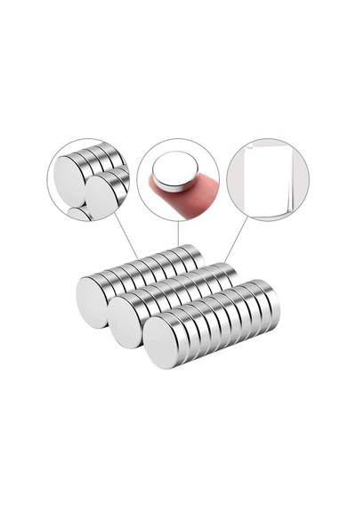 Ø12x5 Mm Neodyum Mıknatıs - Çap 12 Mm, Kalınlık 5 Mm - Yuvarlak Güçlü Mıknatıs 10 Adet